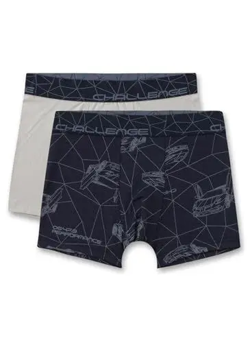 Produktbild: Sanetta Jungen 348530 Doppelpack Hipshorts, Blue Space, 152 EU