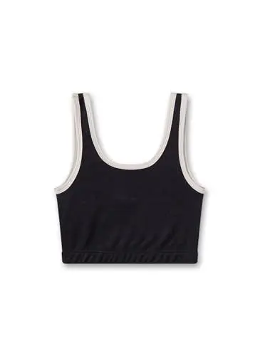 Produktbild: Sanetta Mädchen-Bustier Grün | Bequemes und angenehmes Bustier für Mädchen aus Baumwoll-Frottee. Unterwäsche aus Frottee | Mädchen Bustier