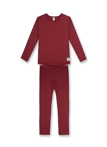 Produktbild: Sanetta Mädchen-Schlafanzug Rot | Pyjamaset Größe 128