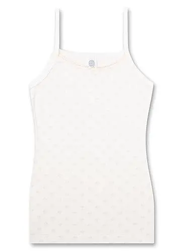 Produktbild: Sanetta Mädchen 348094 Unterhemd Modal, White Pebble, 176