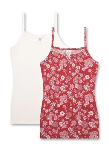 Produktbild: Sanetta Mädchen 348219 Unterhemd Doppelpack, red, 164