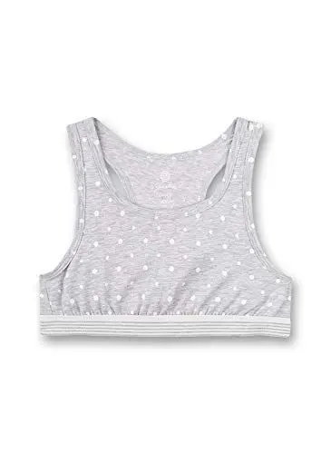 Produktbild: Sanetta Mädchen Bustier grau Sport-BH, hellgrau Melange, 140