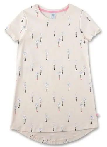 Produktbild: Sanetta Mädchen Nachthemd Sleepshirt Kurzarm 100% Bio-Baumwolle