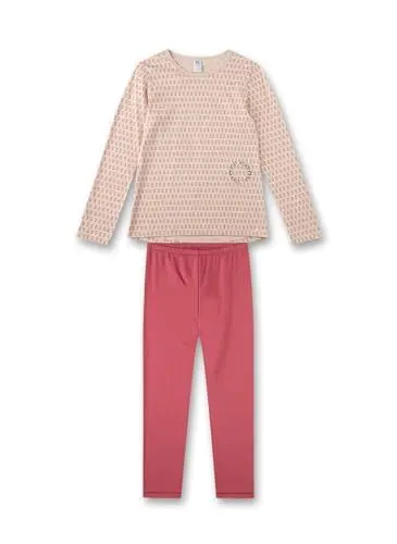 Produktbild: Sanetta Mädchen Schlafanzug Pyjama 100% Bio-Baumwolle