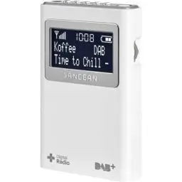 Produktbild: Sangean DPR-39 tragbares DAB+ Digitalradio weiß