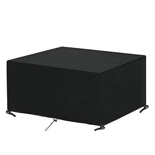 Produktbild: SanGlory Abdeckung für Gartenmöbel, Abdeckhaube Schutzhülle Möbelsets Wasserdicht Wetterfest Abdeckplane für Gartentisch Gartenmöbel-Abdeckungen Sitzgruppe Gartenlounge (155 x 115 x 65cm)