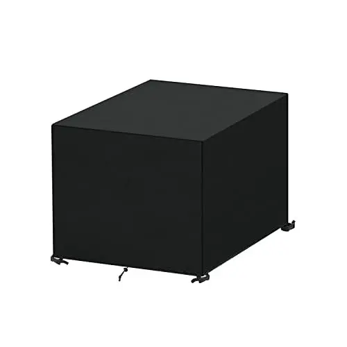 Produktbild: SanGlory Abdeckung für Gartenmöbel, Outdoor Abdeckhaube Gartenmöbel Schutzhüllen für Gartenmöbel Wasserdicht Gartentisch Abdeckung Winddicht Anti-UV Abdeckplanen für Loungemöbel, 94x94x90cm