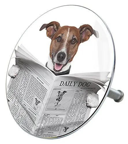Produktbild: Sanilo Badewannenstöpsel, viele schöne Stöpsel für die Badewanne zur Auswahl, universal mit Motiv (Newspaper)