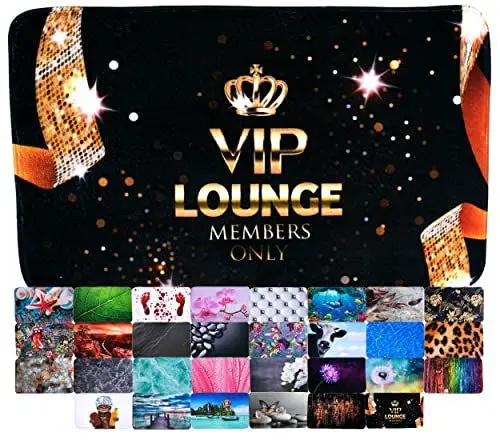 Produktbild: Sanilo Badteppich, viele schöne Badematten zur Auswahl, Badvorleger sehr weich und rutschfest, waschbar und schnelltrocknend (VIP-Lounge, 70 x 110 cm)
