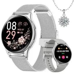 Produktbild: Sanorum Smartwatch Damen mit Telefonfunktion, Rund 1,27