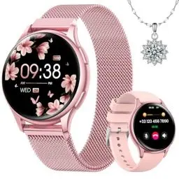 Produktbild: Sanorum Smartwatch Damen mit Telefonfunktion, Rund 1,27