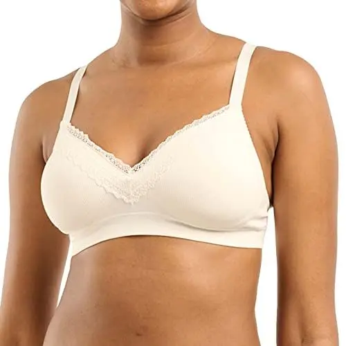 Produktbild: Sans Complexe Damen Agathe BH ohne Bügel, Elfenbeinfarben, XXL