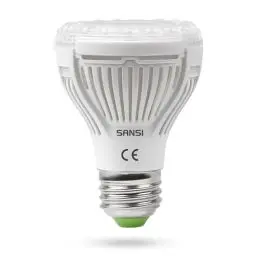 Produktbild: SANSI 10W LED Pflanzenlampe Vollspektrum E27, Grow Light für Zimmerpflanzen, Pflanzenwachstumslicht für Sämling, Garten, Blumen, Gewächshaus, Hydrokultur, Gartenbau