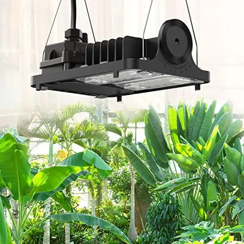 Produktbild: SANSI 70W LED Pflanzenlampe für Zimmerpflanzen, 700W Äquiv, Vollspektrum Dimmbares Wachstumslicht und optischer Linse für hohe PPFD, energiesparendes pflanzenlampen für große pflanzen