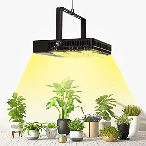 Produktbild: SANSI LED Pflanzenlampe für Zimmerpflanzen, 45W Grow Lampe (450 Watt Äquivalent), Vollspektrum mit optischer Linse für hohe PPFD energiesparende Pflanzenlichter für Gewächshaus nicht dimmbar