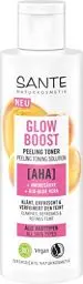 Produktbild: SANTE Naturkosmetik Glow Boost Peeling Toner, klärende Gesichtsreinigung mit AHA, Aminosäure und Bio-Aloe Vera, veganes Gesichtswasser für gepflegte und erfrischte Haut, 125ml