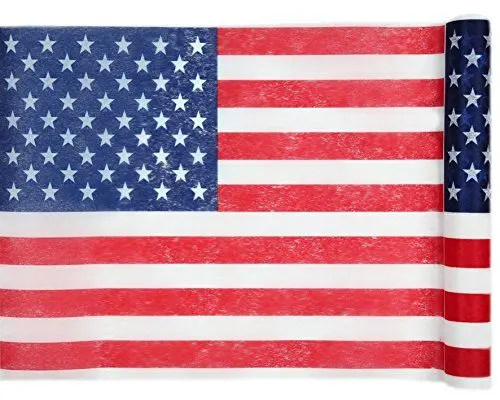 Produktbild: Santex 4846-99 Tischläufer Amerika, Karton, mehrfarbig, 500x30x4 cm, 5 stück