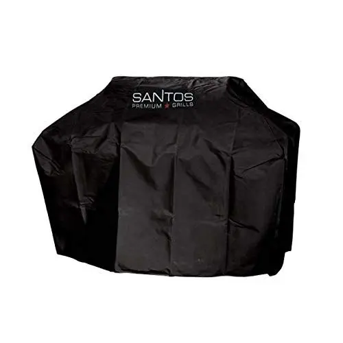Produktbild: SANTOS Grillabdeckung - 102x50,8x89,5cm - Premium PVC-Gasgrill-Abdeckhaube - Schutz vor Witterung & Verschmutzung - Grillhaube/Grillabdeckhaube - Schutzhülle