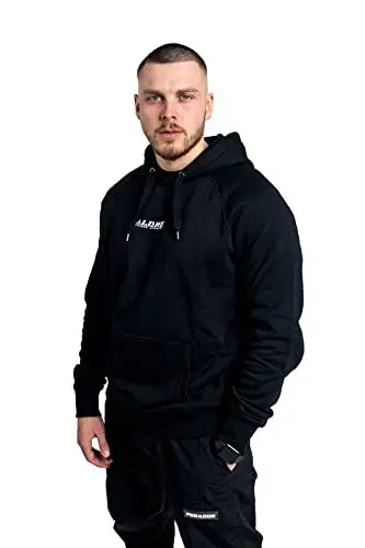 Produktbild: SANUUS Better Living Herren seizoen 1 hoodie Kapuzenpullover, Schwarz, L