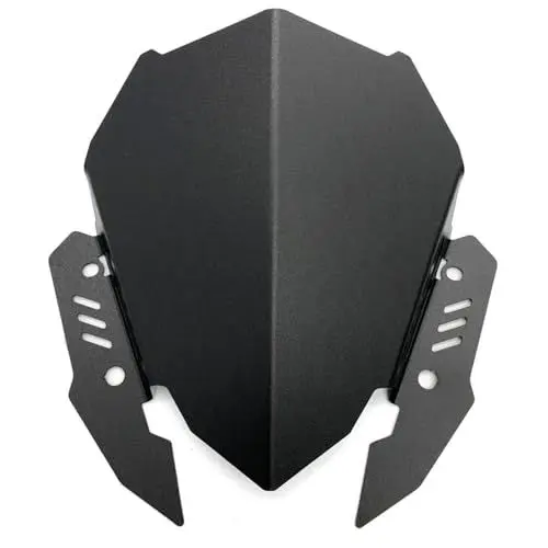 Produktbild: SAQIYEU Motorrad Windschild Kompatibel Mit Yamaha Für MT-125 Für MT-15 2019–2023 Motorrad-Zubehör Sport-Windschutzscheiben-Windschutzscheibenabweiser(Black)