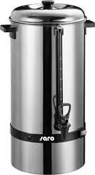 Produktbild: Saro Gastro Kaffeemaschine mit Rundfilter Modell Saromica 6015 Industriekaffeemaschine (15 Liter, ca. 100 Tassen Kaffee, Brüh-& Warmhaltefunktion), Silber 317-1015