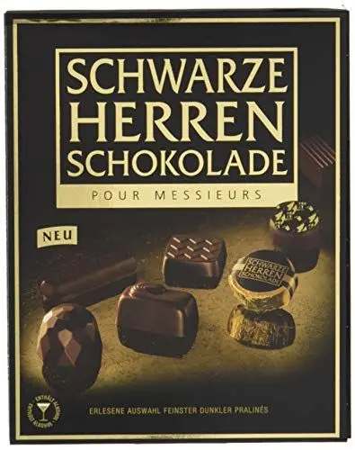 Produktbild: Sarotti Schwarze Herren Pralinen, 124g