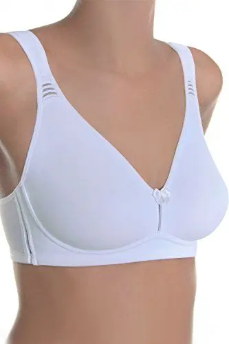 Produktbild: Sassa Damen Sport-BH vorgeformt, Weiss, 90D (Herstellergröße:90D)