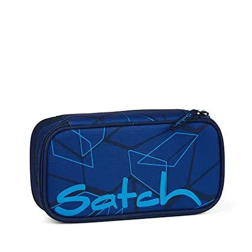 Produktbild: Satch Schlamperbox - Mäppchen groß, Trennfach, Geodreieck - Next Level - Blau, einheitsgröße