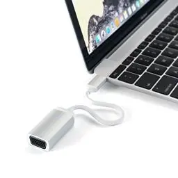 Produktbild: SATECHI Type-C VGA USB-C Kabel Adapter 1080p/60Hz - Für M2/ M1 MacBook Pro/Air, M2/ M1 iPad Pro/Air, M2 Mac Mini, iMac M1 (Silver)