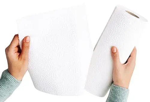 Produktbild: Satino Küchenrolle 2-lagig – extrem saugstark, extra reißfest & besonders - 100% Recyclingpapier – Made in Germany – hochwertige Küchentücher - Umfang: 4 Rollen - 64 Blatt je Küchenrolle