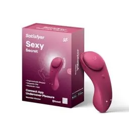 Produktbild: Satisfyer 'Sexy Secret Connect App' Vibrator 8,5 cm | Tragbarer Klitoris leise & klein | Sex-Spielzeug| Unendlich viele Vibrationen für erotische Stimulation | Frau Mini Stimulator