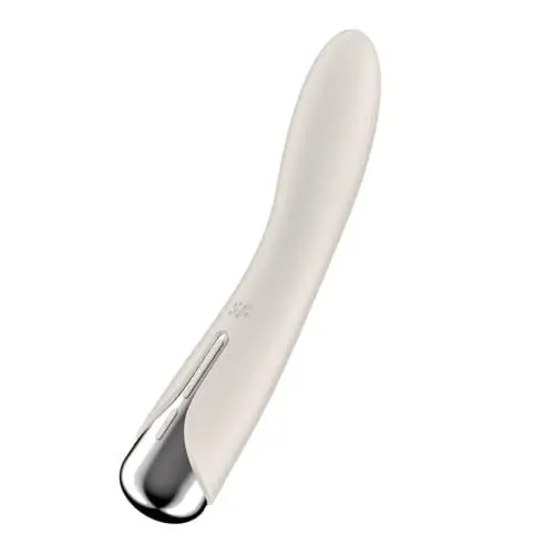 Produktbild: Satisfyer Spinning Vibe 1 G-Punkt-Vibrator | 12 Vibrations- und 5 Rotationsprogramme | Sex-Spielzeug für Frauen | Erotisches Sex-Toy mit rotierendem Kopf | Wasserdicht (IPX7) | Creme