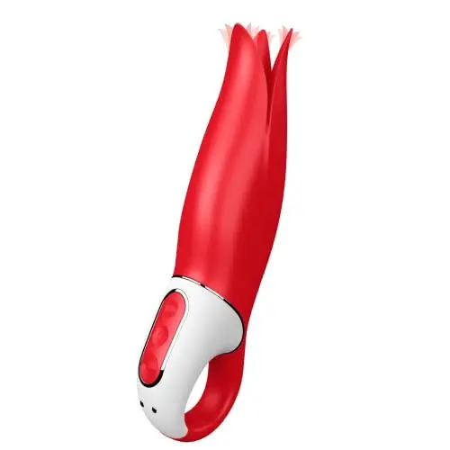 Produktbild: Satisfyer Vibes - G-Punkt-Vibrator mit 12 kraftvollen Vibrationsprogrammen, wasserdicht (IPX7), wiederaufladbar, Größe:Power Flower