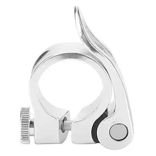 Produktbild: Sattelstützenklemme Schnellverschluss Aluminiumlegierung 26,8 Mm Durchmesser Sattelstützenklemme Für Diy Fahrrad 25,4 Mm Sattelrad(silver)