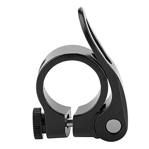 Produktbild: Sattelstützenklemme - Keenso Sattelstützenklemme 28,6 mm 25,4 mm Sattelstützenklemme aus Aluminiumlegierung Schnellverschluss(Schwarz)