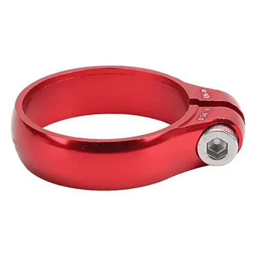 Produktbild: Sattelstützenklemme aus Aluminiumlegierung, 34,9 mm Sattelstützenklemme Ultralight für 31,6 mm / 1,24 Zoll Sättel(rot)