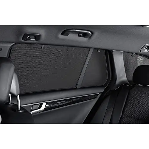 Produktbild: Satz Car Shades (Hintertüren) kompatibel mit BMW 1er F40 5 türer 2019- (4-teilig), Schwarz