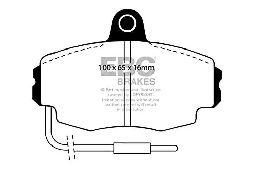 Produktbild: Satz EBC Black Dash Bremsscheiben USR0821