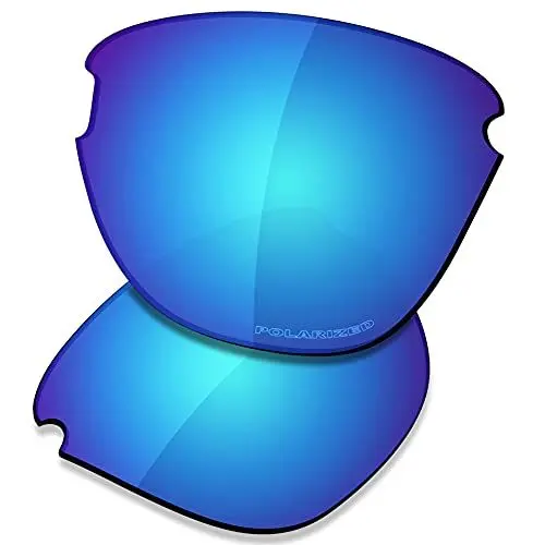 Produktbild: Saucer Premium Ersatzgläser für Oakley Frogskins Lite OO9374 Sonnenbrillen High Defense - Glacier Blue Polarisiert