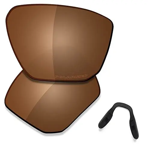 Produktbild: Saucer Premium Ersatzgläser für Oakley Targetline OO9397 Sonnenbrillen High Defense - Amber Brown Polarisiert