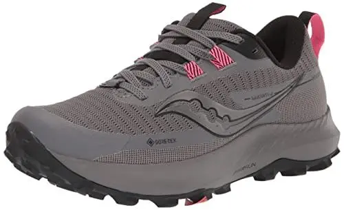 Produktbild: Saucony Damen Peregrine 13 GTX Traillaufschuh, Gravel/Black, 37.5 EU