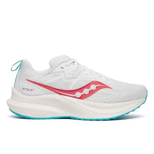 Produktbild: Saucony Tempus 2 Damen-Sneaker, Weiß/Cayenne, 38.5 EU