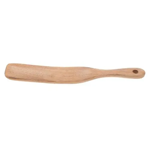 Produktbild: Sauerteigschaber Kochzubehör Aus Holz Flacher Kochspatel Aus Holz Mischpaddel Aus Holz Holzlöffel Groß Backrührstab Sauerteigvorräte Sauerteigspatel Hölzern Coffee Wiederverwendbar PRETYZOOM