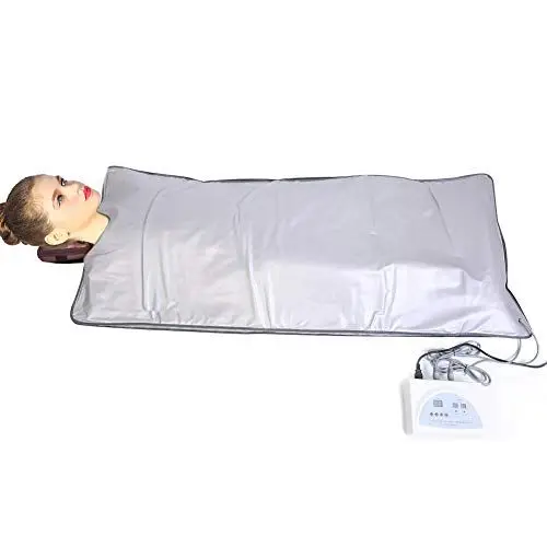 Produktbild: Sauna Decke, Infrarot Saunadecke Tragbare Infrarotsauna Decke Sauna Blanket Infrared Körperform Abnehmen Fitnessgerät Körperformmaschine Professionelle Detox-Therapie Home Spa Beauty-Gerät