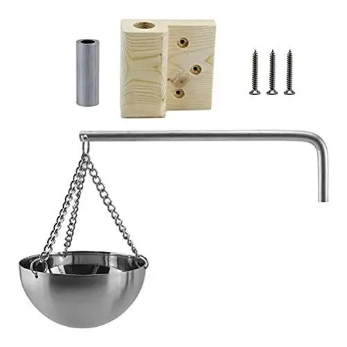 Produktbild: Sauna-Ölbecher, Aromatherapie-Hängebecher, Holzblock-Wandhalterung, Metallzylinder, Schwingarm für Infrarot-Sauna mit Diffusor für ätherische Öle, für Sauna und Spa (Wie Gezeigt)