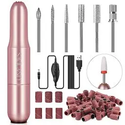 Produktbild: Saviland Elektrische Nagelfräser, 7 in 1 Professionell Elektrisch Nagelfeile für Gelnägel, 20000 u/Min Verstellbare Geschwindigkei Pediküre Maniküre Set für Acryl Gelnägel, Nagelhaut Shellac Nagel