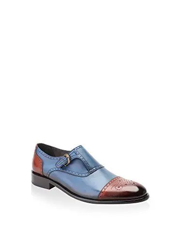 Produktbild: S'BAKER Monkstrap dunkelblau/Tabak EU 40