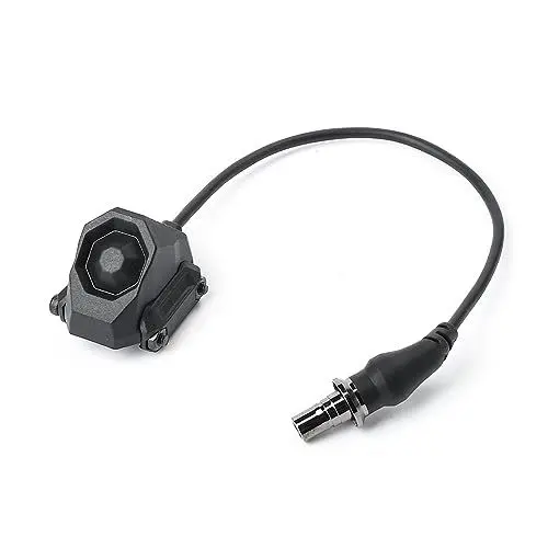 Produktbild: SBGJMY Taktische Taschenlampe mit Druck aus der Ferne Schalter Pad tragbar M300 M600 Scoutlight Taschenlampe Schalter 20 mm Picatinny Schienensystem (schwarz)