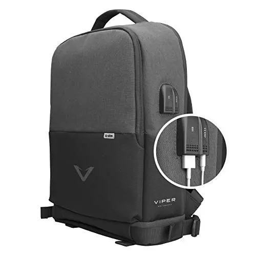 Produktbild: SBS Rucksack für Motorradfahrt wasserdicht - Rucksack für Notebooks bis zu 13 Zoll, mit USB & Klinkenstecker Ausgang, verstellbaren Bändern & Reißverschluss - Motorrad Tasche wasserfest nach IPX6