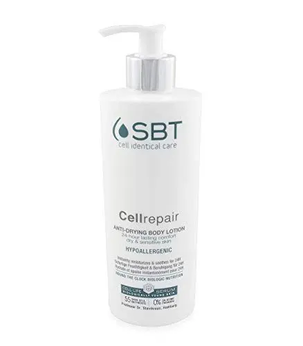 Produktbild: SBT Anti-Drying Body Lotion - Spendet sofort Feuchtigkeit und beruhigt trockene, empfindliche Haut für 24 Stunden - Silikonfrei - Dermatologisch getestet und entwickelt - 400 ml